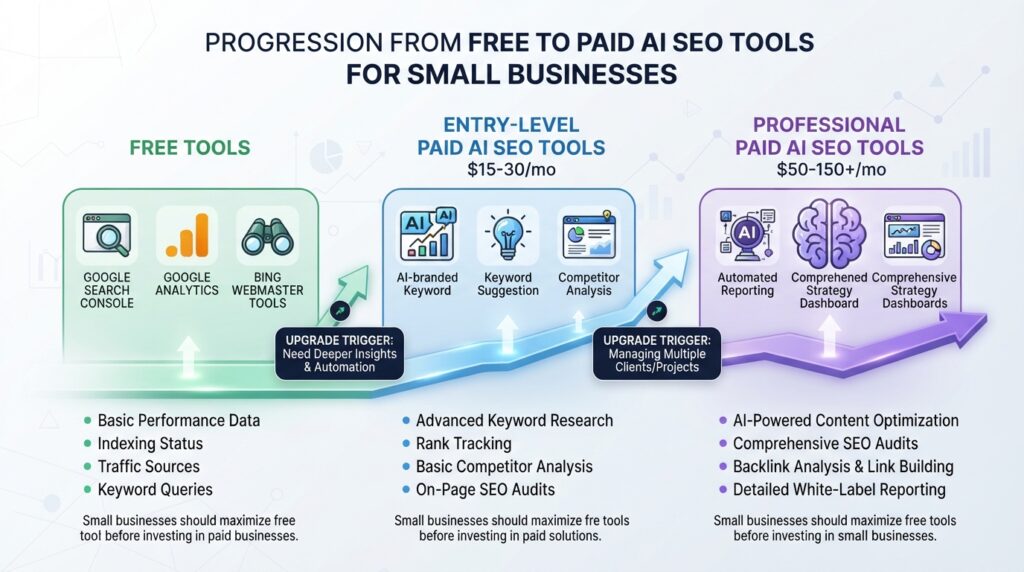 AI SEO tools for small businesses content editor